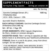 5 - INLIFE Garcinia Cambogia (60% HCA) 1600 mg,  120 capsules 