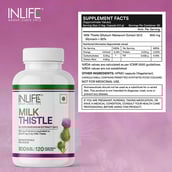 7 - INLIFE Milk Thistle (800mg),  120 veggie capsule(s) 