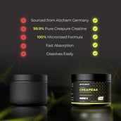 5 - Nutrabay CreaPeak Creatine Monohydrate, Unflavoured 0.22 lb