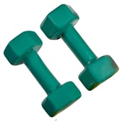 3 - SportSoul Vinyl Dumbbell,  Dark Green  4 kg 