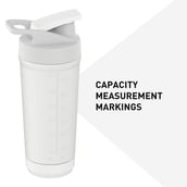 4 - MuscleBlaze Steel Shaker Pro,  Pristine White  700 ml