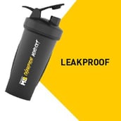 2 - MuscleBlaze Champion Shaker, Black 650 ml
