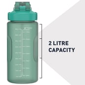 4 - MuscleBlaze Gallon Water Bottle,  Ocean Green  2 L