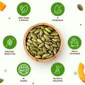 3 - Neuherbs Organic Pumpkin Seeds,  Unflavoured  200 g 