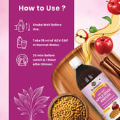 4 - Dr. Patkar's Apple Cider Vinegar (Pack of 2),  1 L  Cinnamon & Fenugreek 