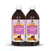 1 - Dr. Patkar's Apple Cider Vinegar (Pack of 2),  1 L  Cinnamon & Fenugreek 