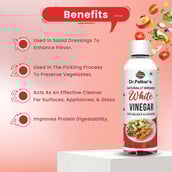 2 - Dr. Patkar's 100% Natural Brewed White Vinegar,  200 ml  Salad Cooking 