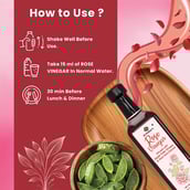 4 - Dr. Patkar's Rose Vinegar Infused with ACV,  100 ml  Natural 