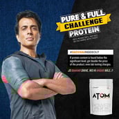 1 - AS-IT-IS Nutrition ATOM Nitro Whey with Creatine,  2.2 lb  Kesar Kulfi 