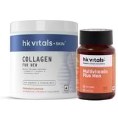 HealthKart HK Vitals Collagen for Men 200 g and Multivitamin Plus Men 30 tabs combo