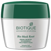 1 - Biotique Bio Musk Root Fresh Growth Nourishing Treatment Pack,  Hair Growth  230 g 