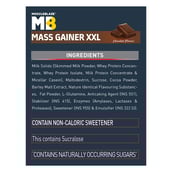 6 - MuscleBlaze Mass Gainer XXL,  11 lb  Chocolate 