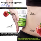 6 - Health Veda Organics Apple Cider Vinegar,  60 capsules  Unflavoured 