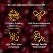 6 - Health Veda Organics D-Mannose + Cranberry Extract, 60 tablet(s)