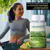 3 - Health Veda Organics Garcinia Cambogia,  60 veggie capsule(s) 