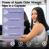 7 - Health Veda Organics Apple Cider Vinegar,  60 capsules  Unflavoured 