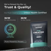 6 - Nutrabay Pure Creatine Monohydrate Amino Acid,  Unflavoured  0.55 lb 