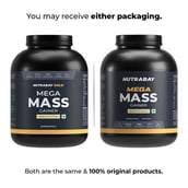 4 - Nutrabay Gold Mega Mass Gainer, 4.4 lb Vanilla Ice Cream