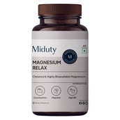 4 - Miduty Magnesium Relax,  Unflavoured  60 capsules 