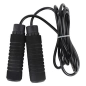 SportSoul PVC Skipping Rope,  Black  9 Feet 