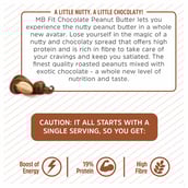 9 - MuscleBlaze Chocolate Peanut Butter,  0.750 kg  Crunchy 