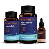 HealthKart HK Vital Hair Regrowth Solution Kit, Men Advance