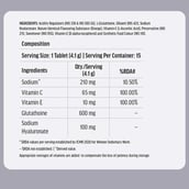 2 - HealthKart HK Vitals Glutathione Effervescent OP, Orange 15 tablet(s)