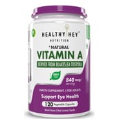 1 - HealthyHey Nutrition Natural Vitamin A,  120 capsules 