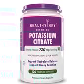 1 - HealthyHey Nutrition Potassium Citrate,  120 capsules 