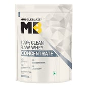 2 - MuscleBlaze Raw Whey Protein 80%,  4.4 lb  Unflavoured 