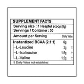 supplement - Sinew Nutrition Instantized BCAA 6000,  0.88 lb  Tangy Orange 