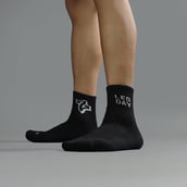 12 - MuscleBlaze Rep/Set Socks Combo,  Black-(5 Pack)  Ankle Length 