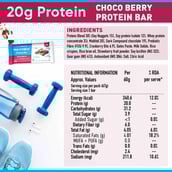 5 - Pro.Fitness Protein Bar (20g Protein),  6 bar(s)  Choco Berry 