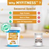 2 - Myfitness Peanut Butter Crunchy, 510 g Mango