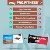 4 - Pro.Fitness Protein Bar (20g Protein), 6 bar(s) Choco Peanut Butter