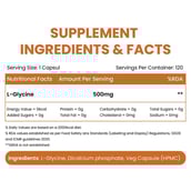 2 - Vlado's Himalayan Organics L-Glycine 500mg, 120 veggie capsule(s)