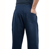 4 - Athflex Men's Straight Fit Classic Workout Pants,  Navy Blue  Large 