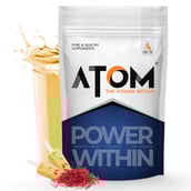 1 - AS-IT-IS Nutrition ATOM PWR Whey Protein, 2.2 lb Kesar Kulfi