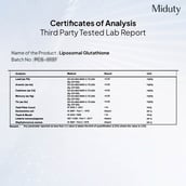 2 - Miduty Liposomal Glutathione 85%,  Unflavoured  30 capsules 