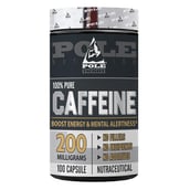 1 - Pole Nutrition Caffeine 200mg,  100 capsules  Unflavoured 