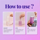 5 - TruNativ Advanced Collagen Peptides,  200 g  Blueberry Lavender (Japanese Marine Collagen Type 1 & 3) 