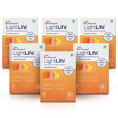 1 - Dr. Morepen LightLife Pre-Meal Nutrition,  10 sachets/pack  Orange (Pack of 6) 