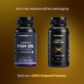 2 - Nutrabay Pro Omega 3 Fish Oil (Triple Strength),  60 capsules 