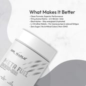 4 - DR. HARLE Meta Fuel BCAA-EAA,  0.55 lb  83 Servings  Fruit Punch 