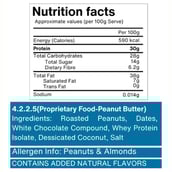 3 - Chase Protein Peanut Butter with Isolate Whey,  400 g  Cookies & Cream with Cookie Chunks 