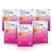 1 - Dr. Morepen LightLife Pre-Meal Nutrition,  10 sachets/pack  Fruit Punch (Pack of 6) 