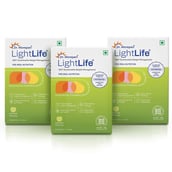 1 - Dr. Morepen LightLife Pre-Meal Nutrition,  10 sachets/pack  Green Apple (Pack of 3) 