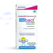 2 - Dr. Morepen Intebact Insta 5 Bn, 6 sachets/pack Vanilla (Pack of 2)