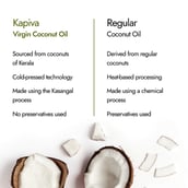6 - Kapiva Virgin Coconut Oil (Cold-Pressed For Maximum Nutrition),  0.5 L 