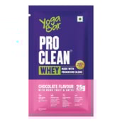 1 - Yogabar Pro Clean Whey,  1 sachets/pack  Chocolate with Monk Fruit & Dates 